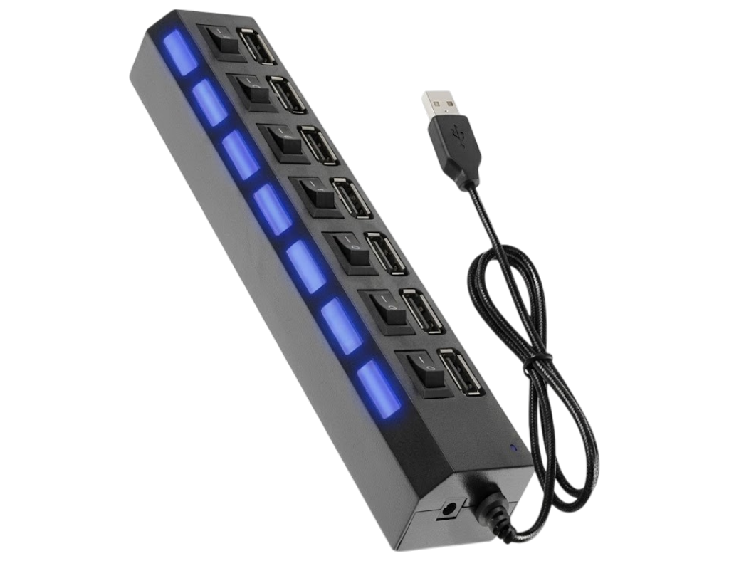 Hub USB 7 portas