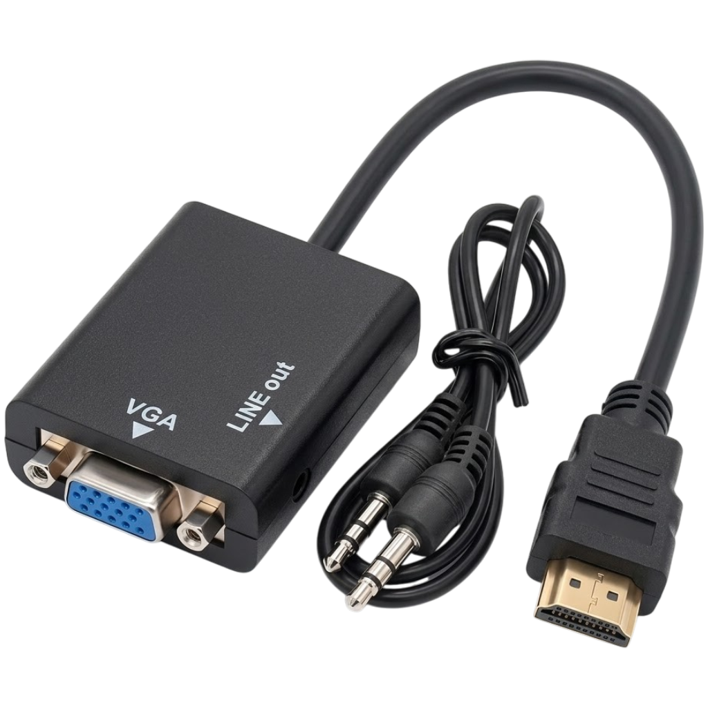 Cabo conversor hdmi para vga